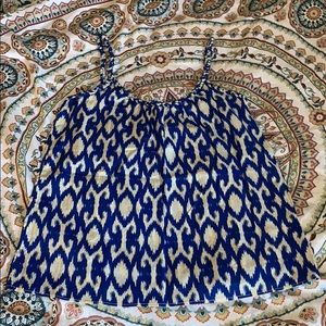 GAP blue print tank top